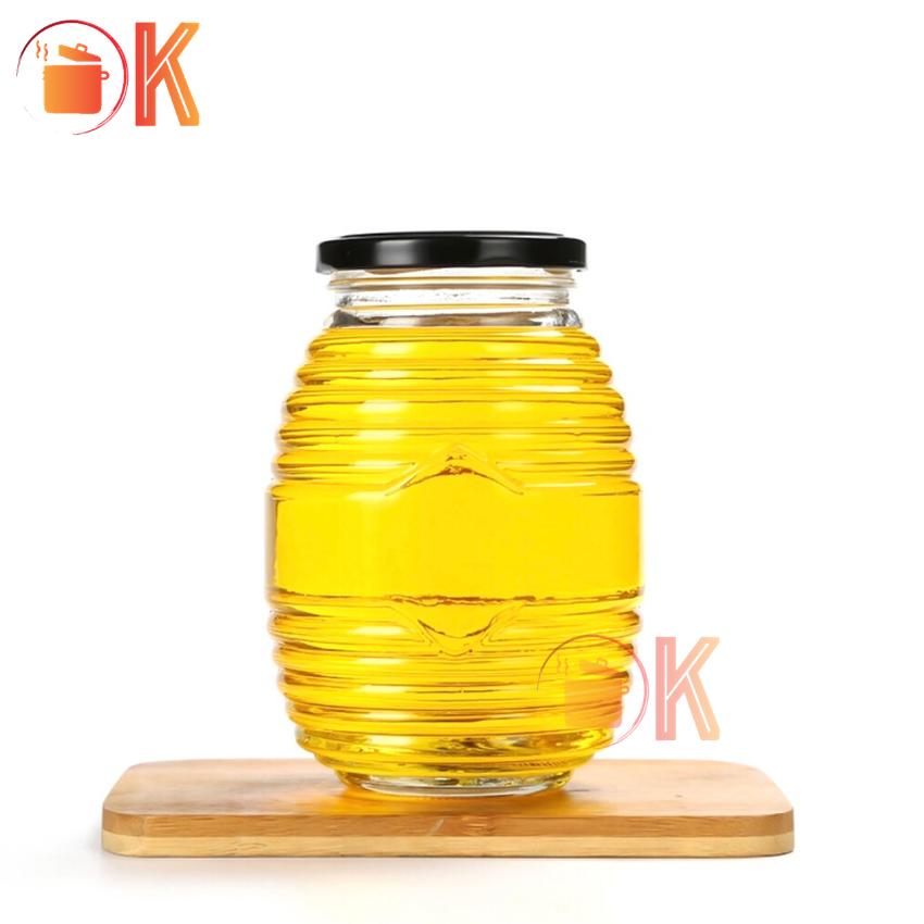 [HCM]Hủ mật ong bằng thuỷ tinh - Hủ gia vị nắp thiết - Hủ thực phẩm dung tích 250ML TP-H007