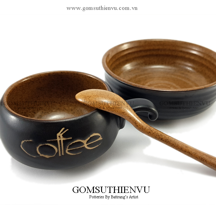 Cốc Cafe giữ nhiệt Bát Tràng Cao Cấp