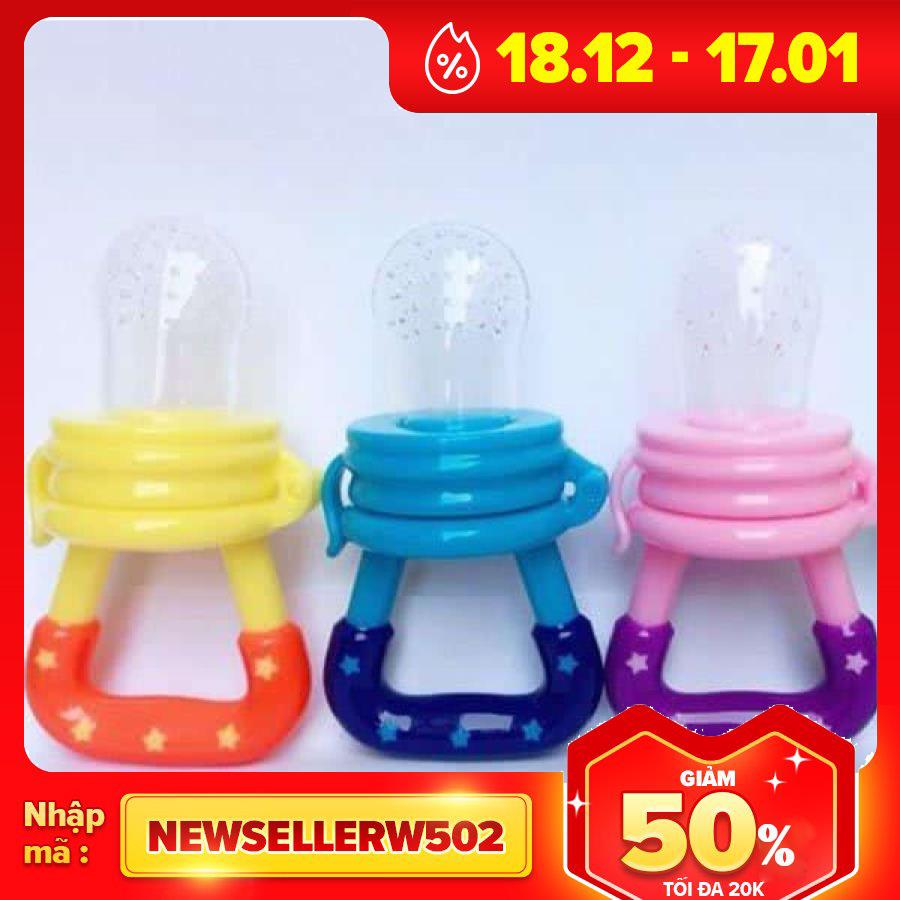 Túi nhai ăn dặm cho bé túi nhai ăn dặm silicon chống hóc dai mềm cao cấp an toàn cho bé