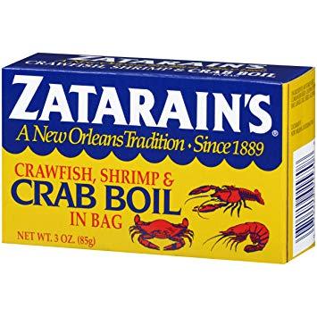 Zatarain's crab boil in bag