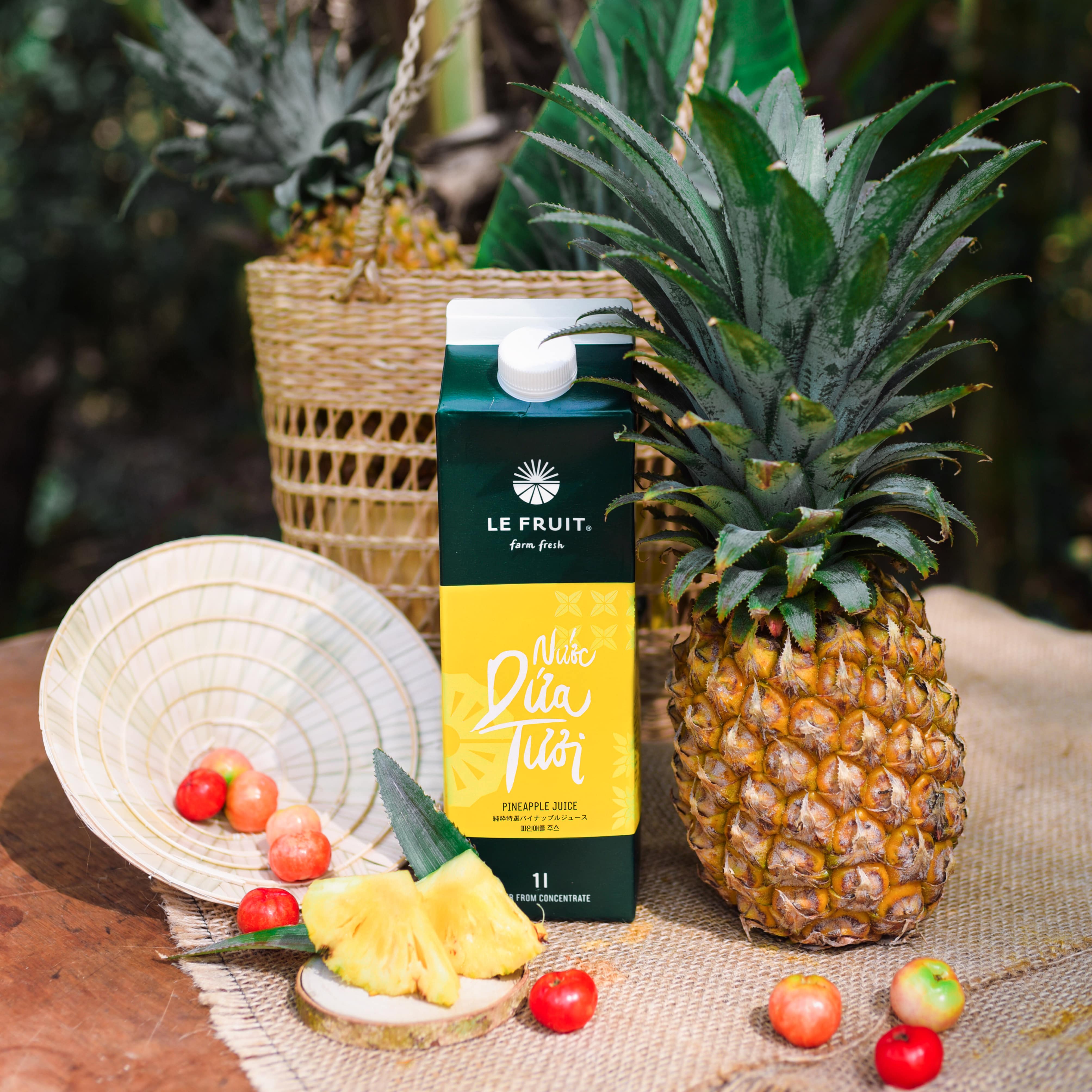 Nước ép trái cây tươi le fruit – dứa tươi 1l