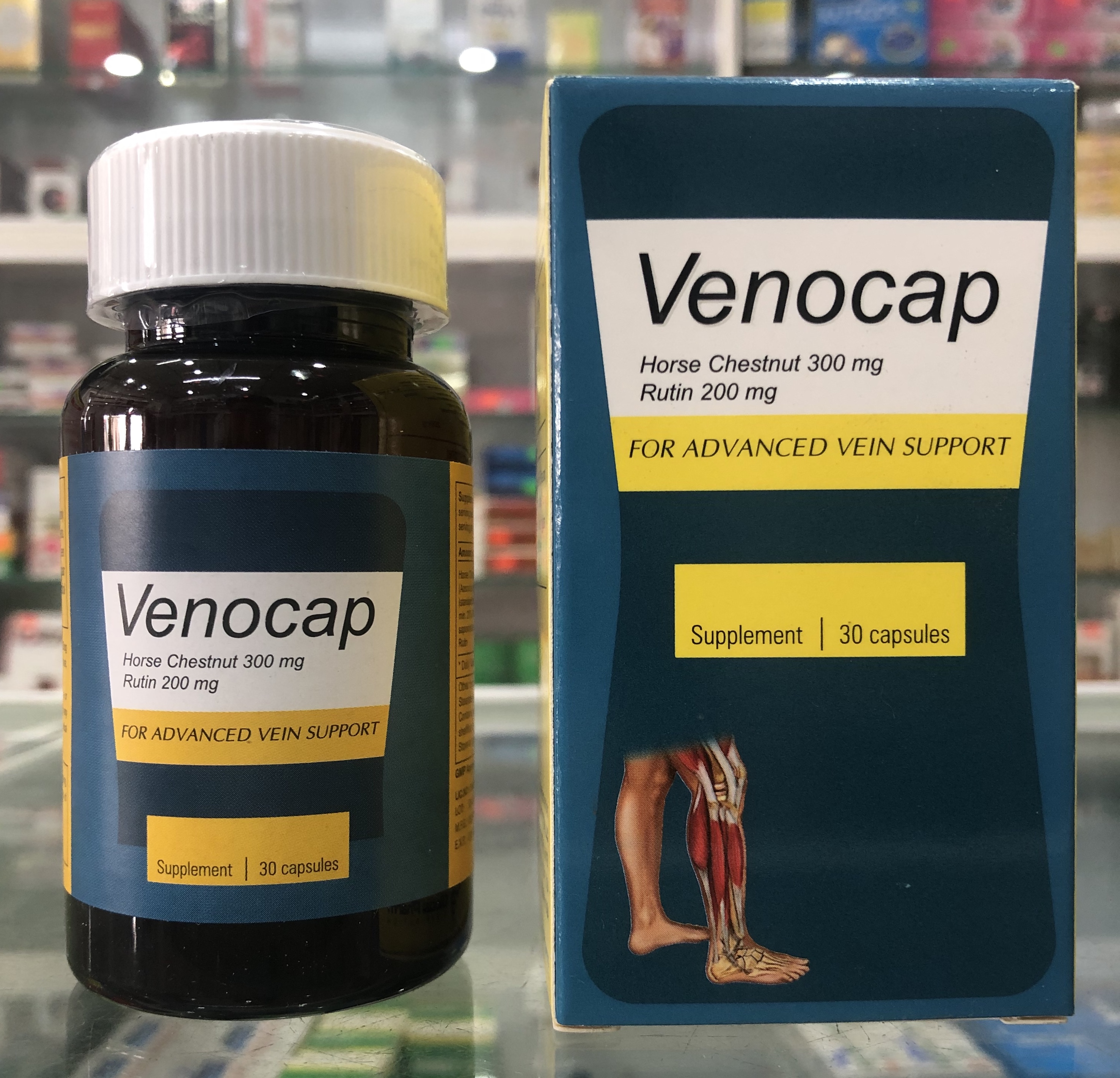 Venocap - Hỗ trợ cải thiện triệu chứng suy giãn tĩnh mạch - 30 viên