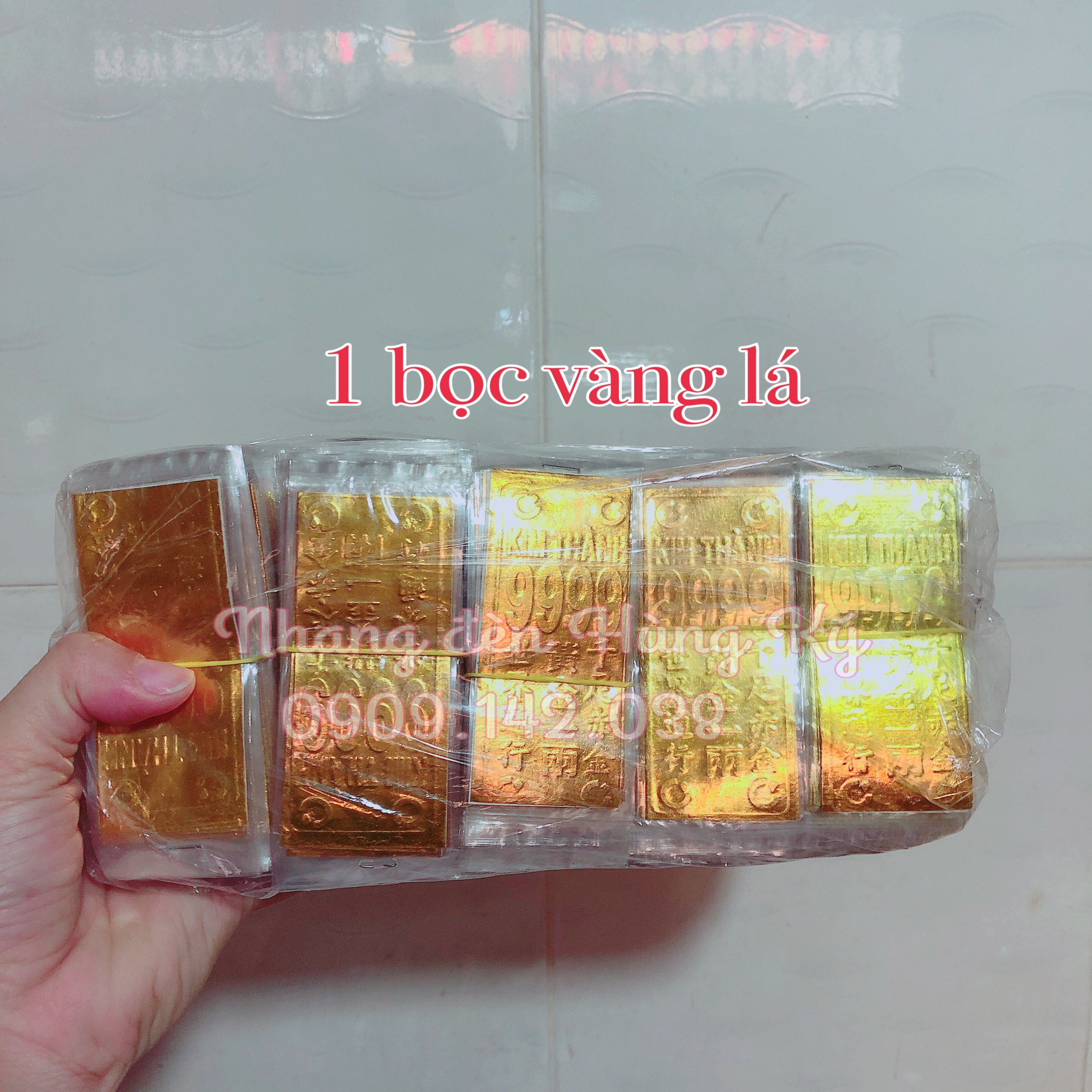 Hàng mã vàng lá 1 bao gồm 10 bịch