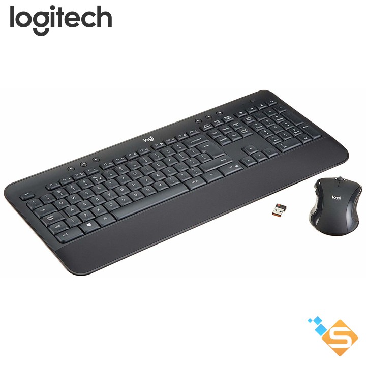 Bộ bàn phím và chuột không dây logitech mk545 - bh 12 tháng