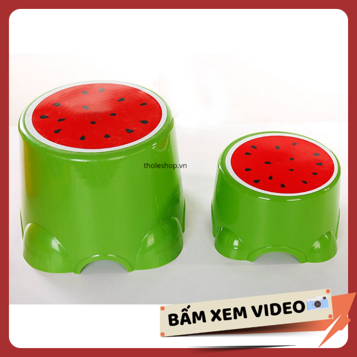 Ghế ngồi cho bé - Ghế nhựa hình trái cây nhiều màu sắc - Ghế nhựa trang trí trong nhà - Ghế nhựa chịu lực tốt - Ghế nhựa hoạt hình dễ thương cho trẻ em