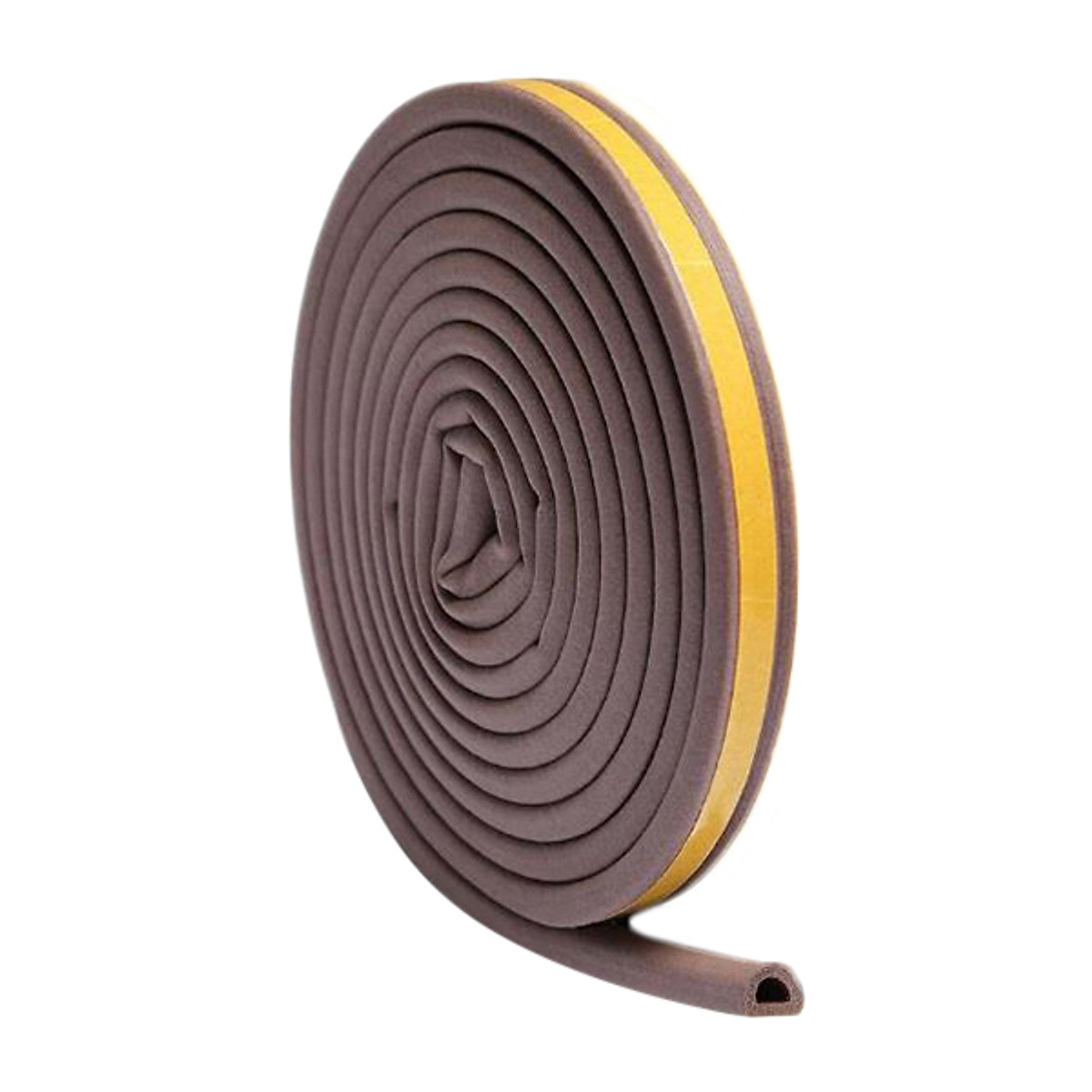 6 mét - Khe hở 9x6mm-Ron Cao Su Dán Khe Hở Cửa ngăn Bụi, Muỗi Giảm Âm-OLIA-Gioăng dán cửa cao su