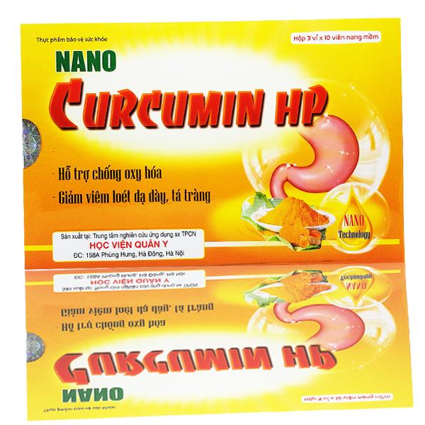 Nano Curcumin HP - Học Viên Quân Y - Giải Pháp Cho Người Bệnh Dạ Dày, Ung Thư