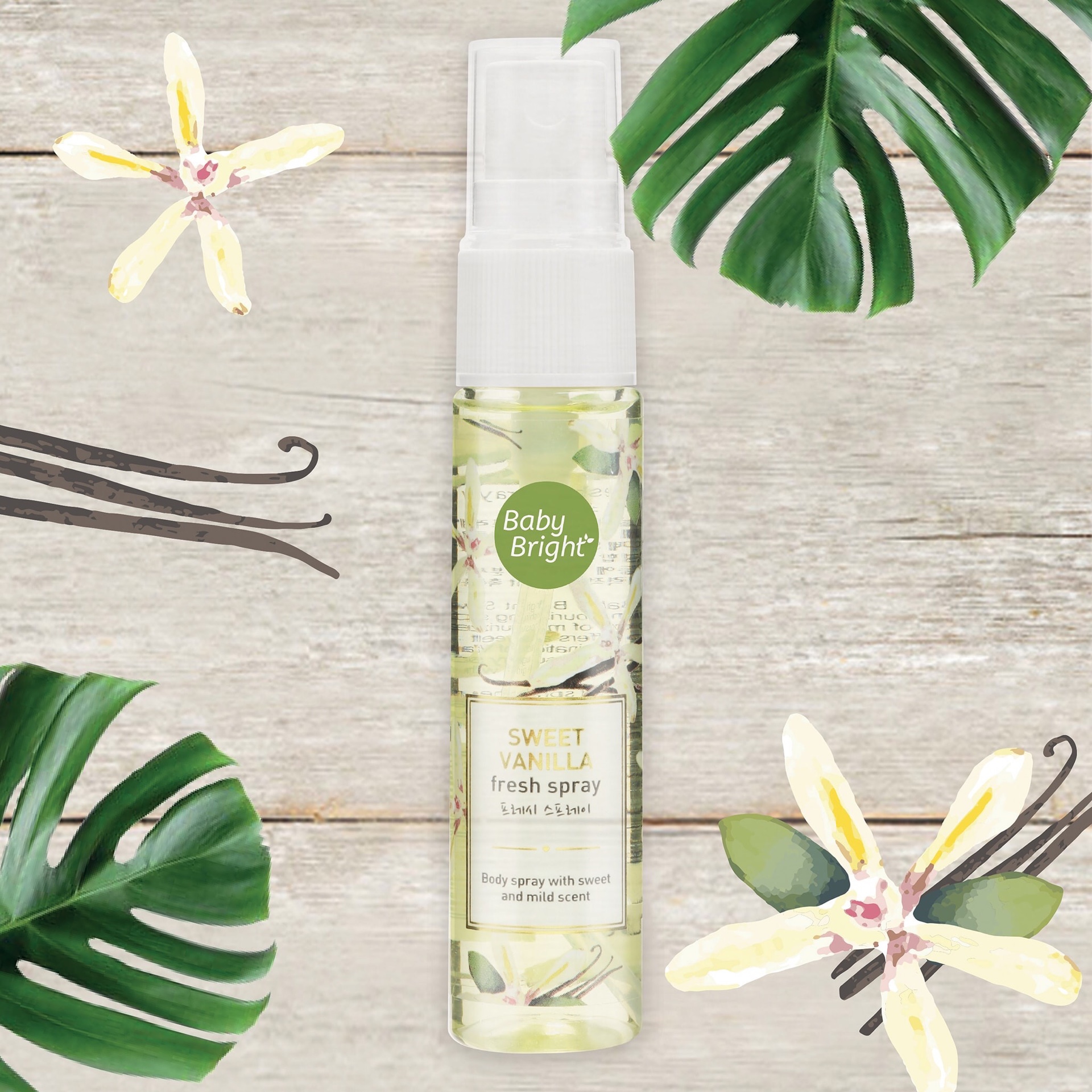 Xịt Thơm Baby Bright Body Mist So Cute 20ml Hương Sweet Vannilla