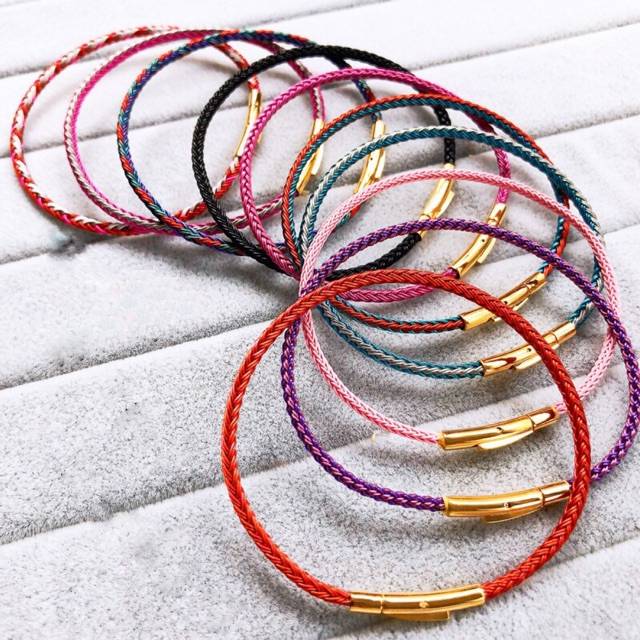VÒNG dây Cao Cấp ( có thể xỏ charm ) không thấm nước, form chuẩn đẹp