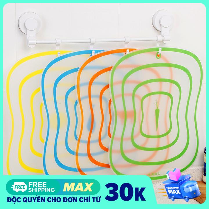Combo 5 thớt nhựa dẻo cho nhà bếp 40x30 cm - màu ngẫu nhiên