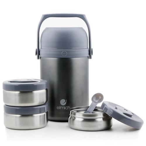 Bình đựng thức ăn giữ nhiệt cao cấp elmich el-3128 1800ml