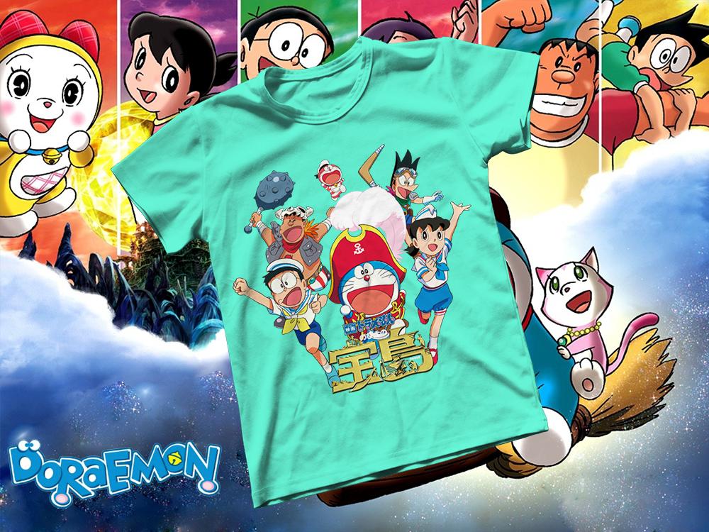 Áo thun Doraemon: Bạn là fan hâm mộ của Doraemon? Hãy xem ngay hình ảnh về chiếc áo thun Doraemon siêu dễ thương này để trở thành chủ nhân của nó!