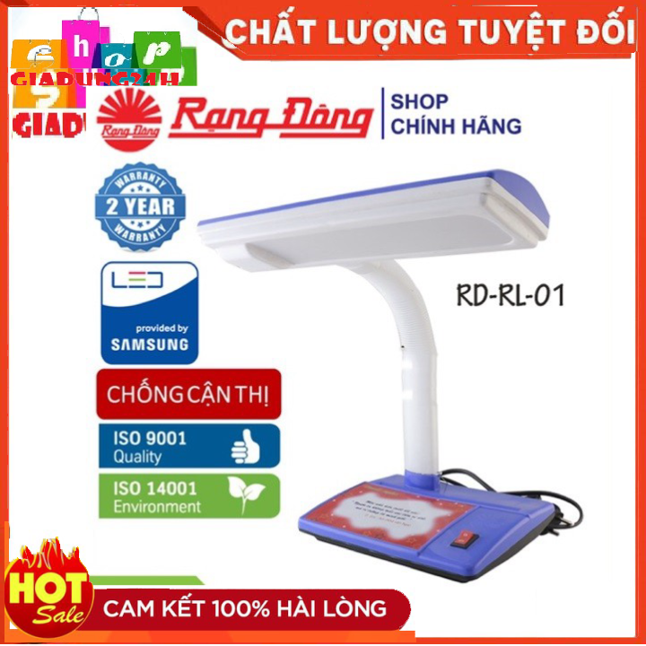 Đèn học chống cận 5w led rạng đông - rl01.led -nhiều màu sắc lựa chọn-giadung24h