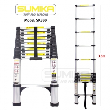 Thang nhôm rút đơn Sumika SK380
