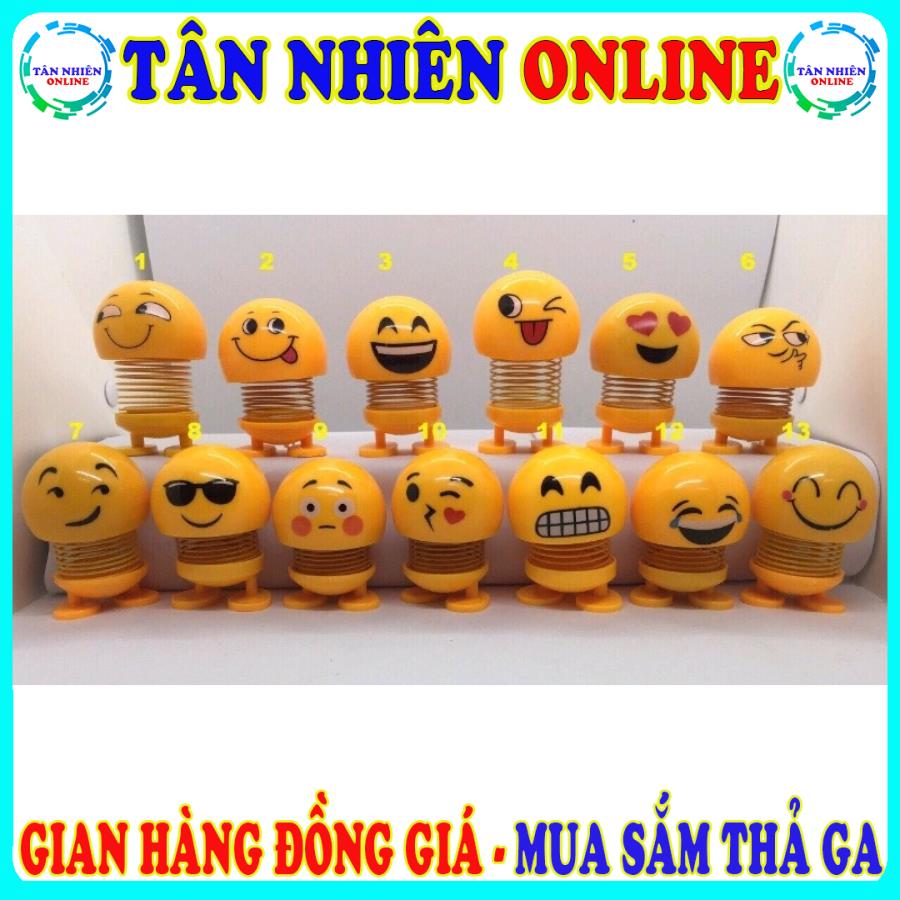 Combo 5 Thú nhún EMOJI lò xo ngộ nghĩnh đáng yêu, đồng giá 59k, Tân Nhiên Online