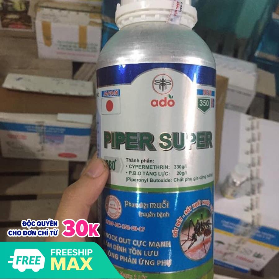 [Hoàn Tiền 10%] Thuốc diệt muỗi Piper super 1 lit diệt muỗi kiến gián cực mạnh - nhập khẩu Nhật Bản sử dụng an toàn hiệu quả rất cao