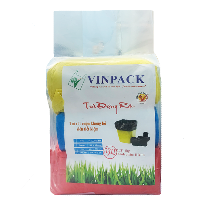[HCM]Túi Đựng Rác Cuộn Màu | Số lượng: 3 cuộn/ kg