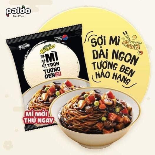 [COMBO 3 GÓI] Mì trộn tương đen Hàn Quốc Koreno Paldo- PHIÊN BẢN MỚI gói 78g