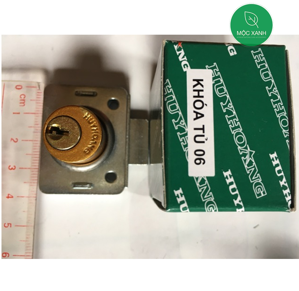 KHÓA TỦ VUÔNG, MÓC HUY HOÀNG (Chính hãng)