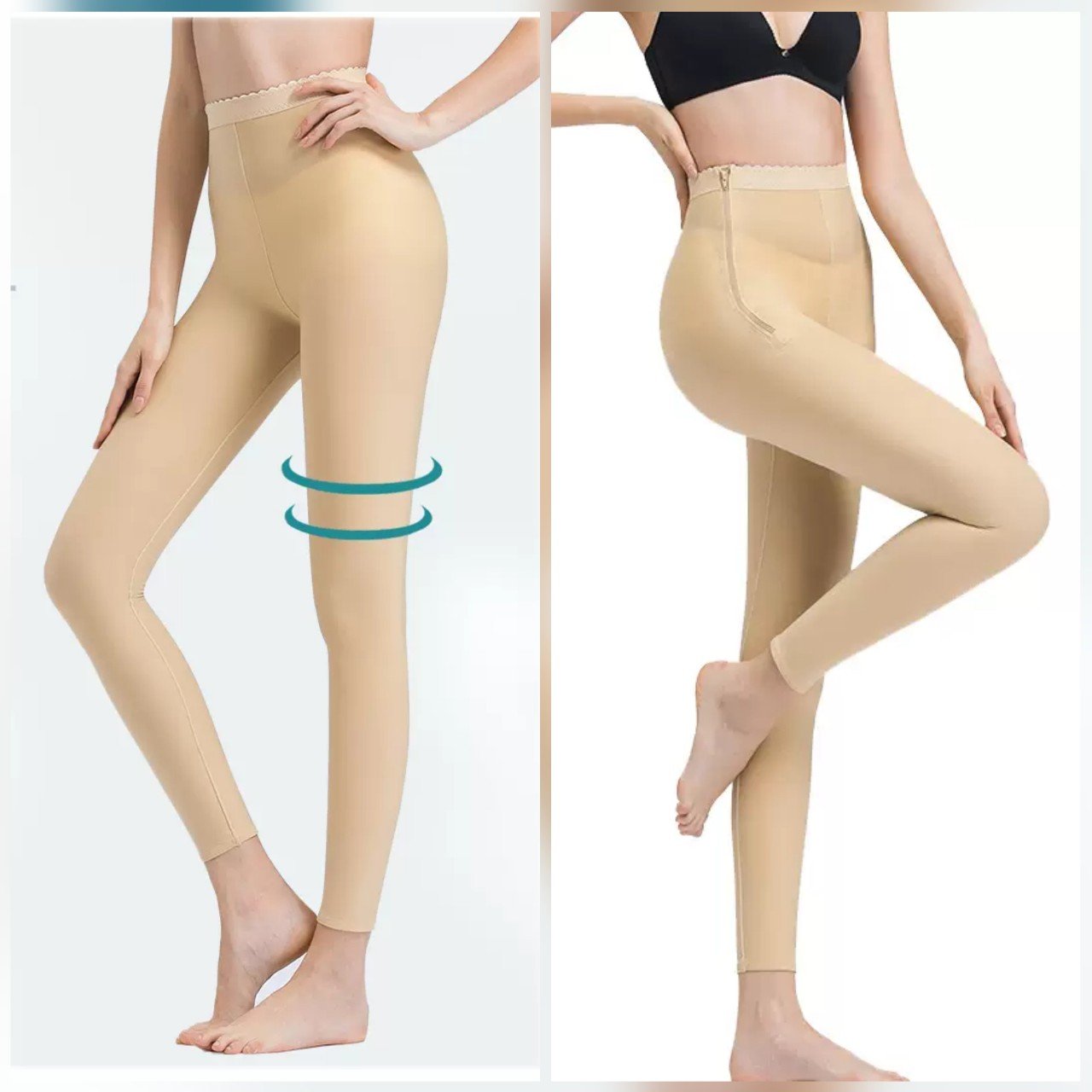 Quần gen định hình sau hút mỡ đùi - bắp chân q44