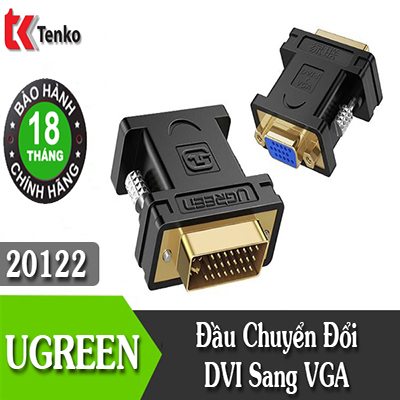Đầu chuyển dvi sang vga ugreen 20122