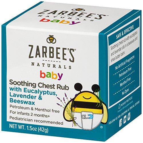 Dầu bôi ấm ngực Zarbees cho bé từ 2 tháng tuổi