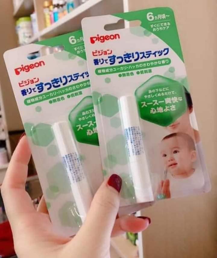 Ống hít thông mũi giảm ngạt Pigeon Nhật Bản