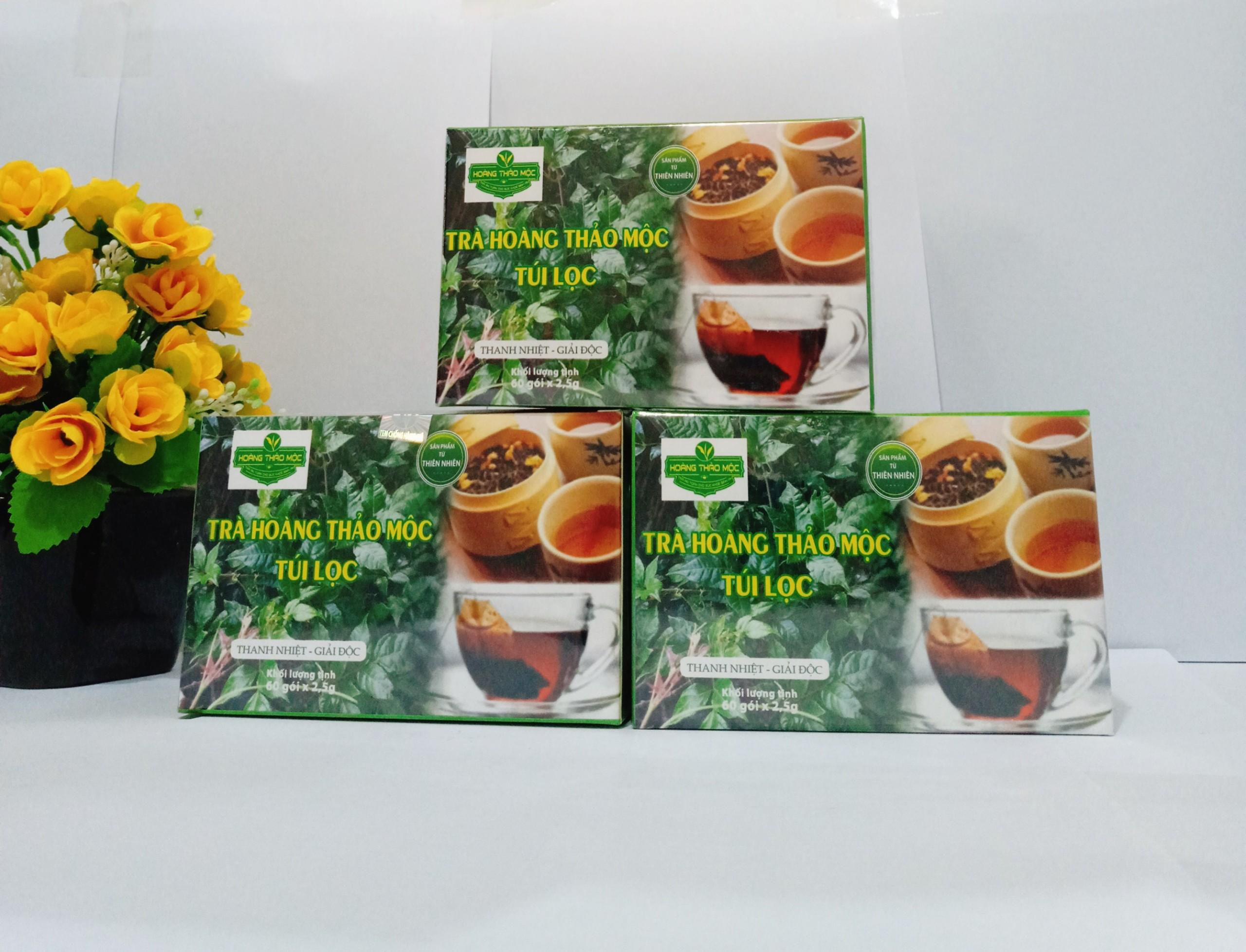 combo 3 hộp trà Hoàng Thảo Mộc