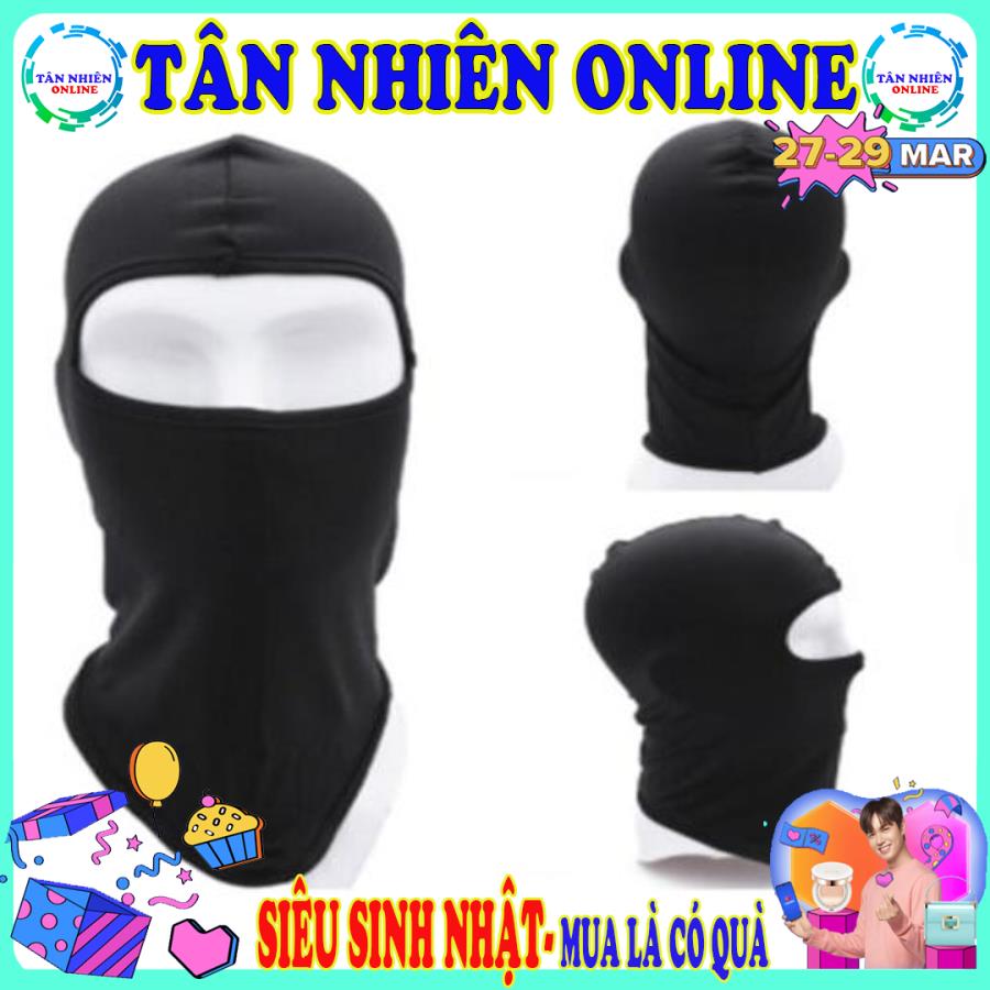 Khẩu trang trùm kín Ninja chống bụi chống dịch chống tia cực tím thời trang giá rẻ