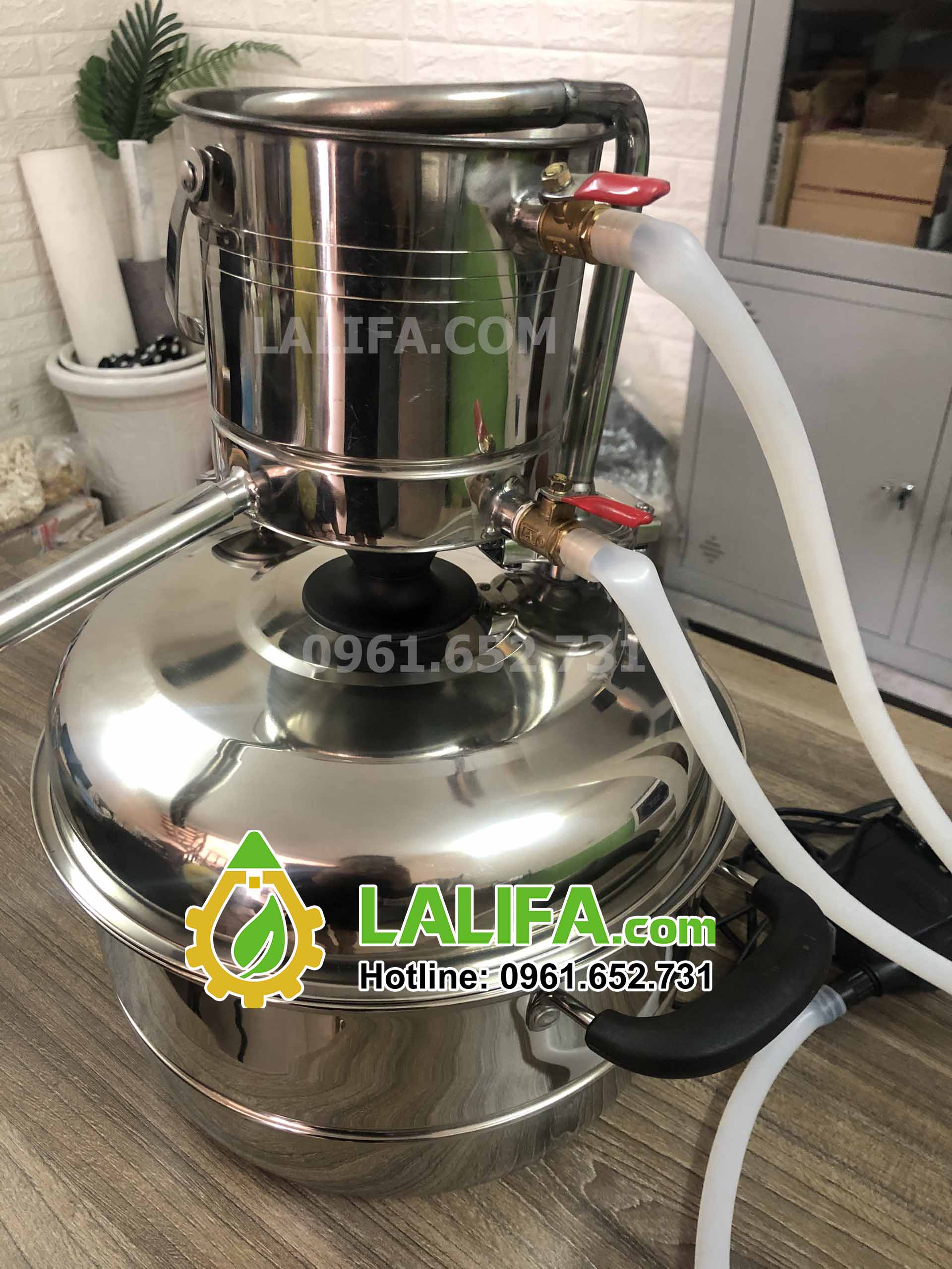 Nồi chưng cất tinh dầu 10l