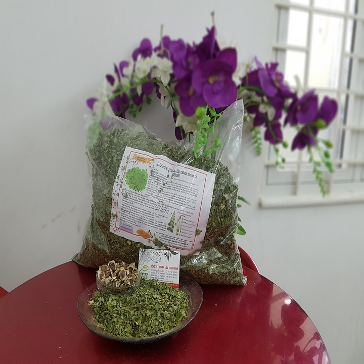 Lá chùm ngây khô loại 1kg hàng sáy khô cao cấp - hàng công ty