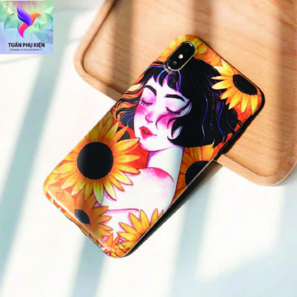 Ốp Lưng Iphone - Ốp Lưng Điện Thoại Iphone Girl Flower- Full Các Dòng Iphone