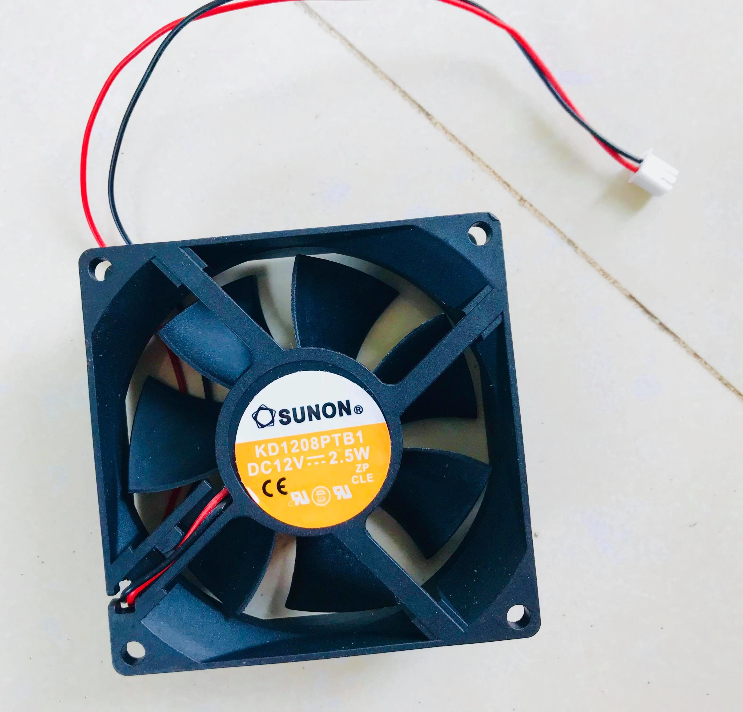 Quạt tản nhiệt-quạt thông gió-8x8cm gió mạnh-quạt máy ấp trứng
