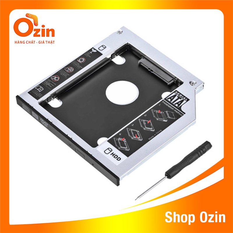 Khay lắp ổ cứng SSD/HDD CADDY BAY dày 12.7mm 2.5Inch