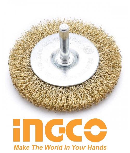 Chén cước có cán 100mm wire wheels ingco wb40751