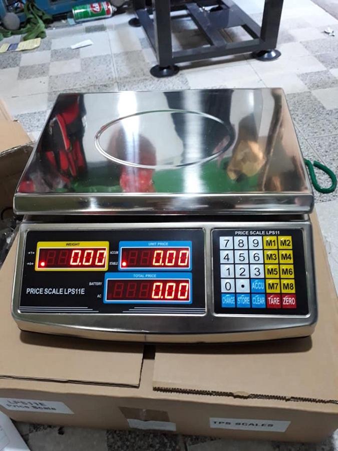 Cân điện tử tính tiền lps11e - 30kg vỏ inox