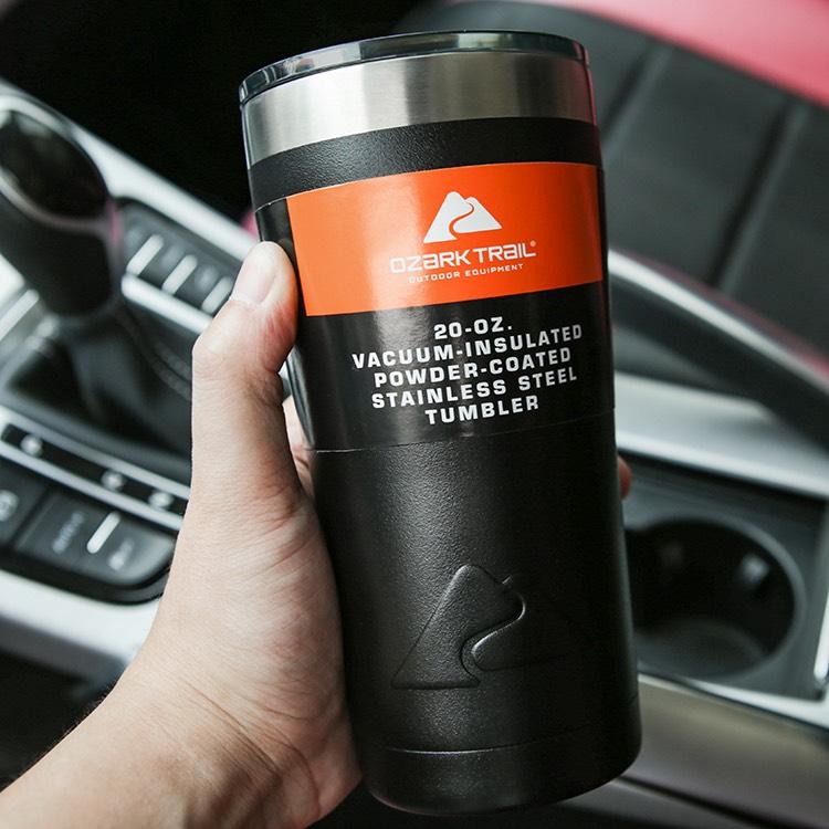Ly giữ nhiệt Ozark Trail 20 oz - xuất Mỹ màu đen
