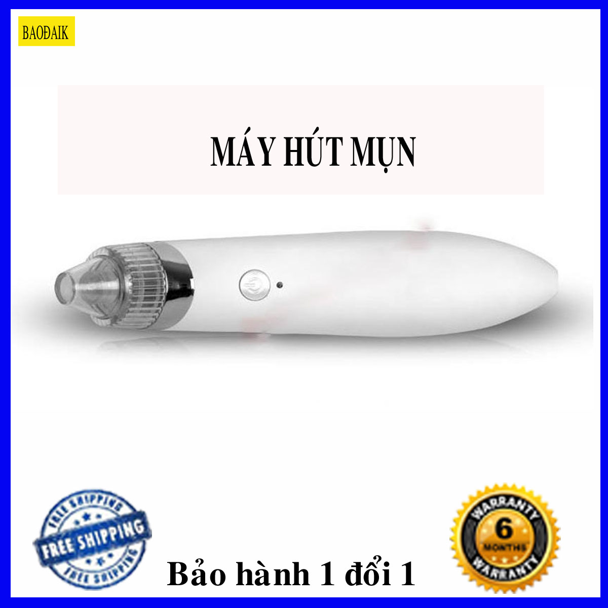 Máy hút mụn đầu đen, máy hút mụn hàn quốc, máy hút mụn cầm tay - hút tất cả mụn cám, mụn bọc, mụn mủ trên cơ thể. máy hút mụn sạch sâu bên trong da mặt. sản phẩm pin rời an toàn hiệu quả. baođaik
