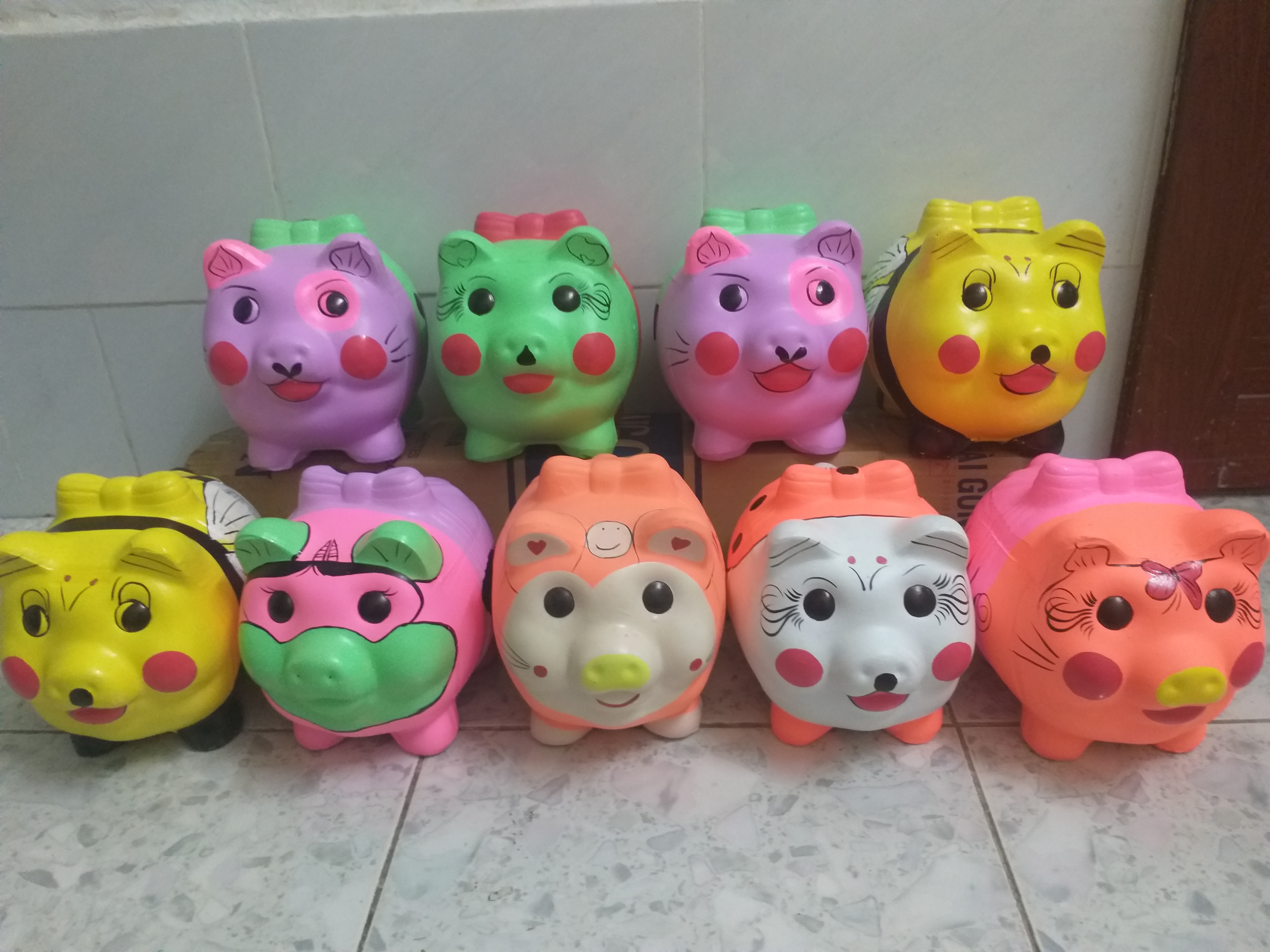 [HCM]heo màu LOẠI LỚN giá sỉ bán rẻ ( giao ngẫu nhiên ) chat chọn màu