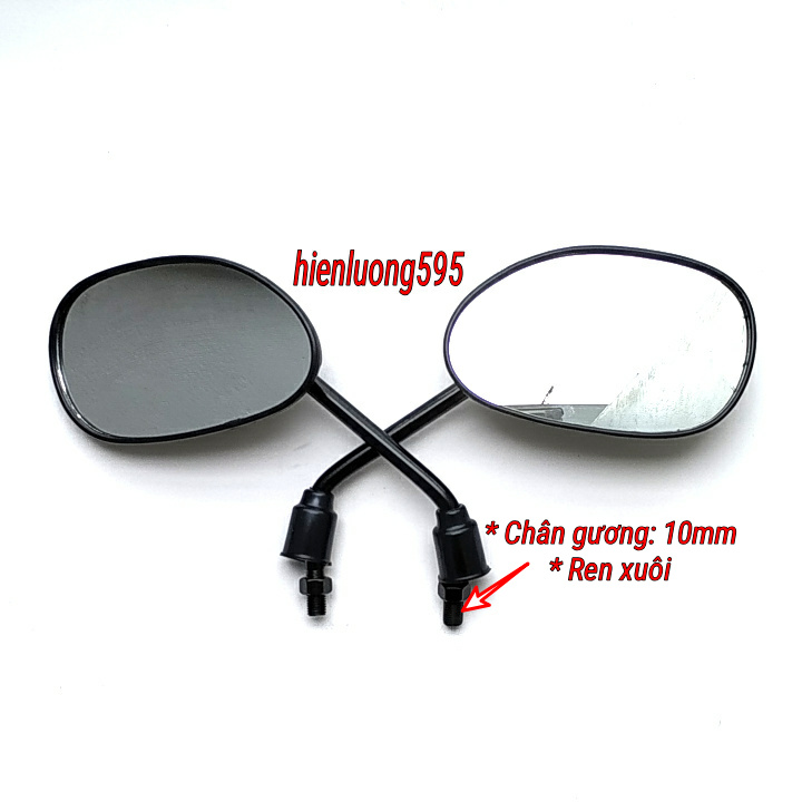 Gương xe máy lắp cho xe Honda Wave các loại, Lead 125, Airblade các đời, Vision các đời, Future, Click (01 cặp)