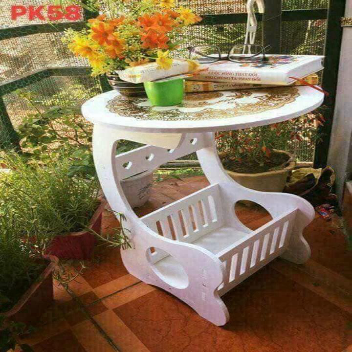 BÀN TRÒN ĐỂ ĐẦU GƯỜNG KÈM QUÀ TẶNG