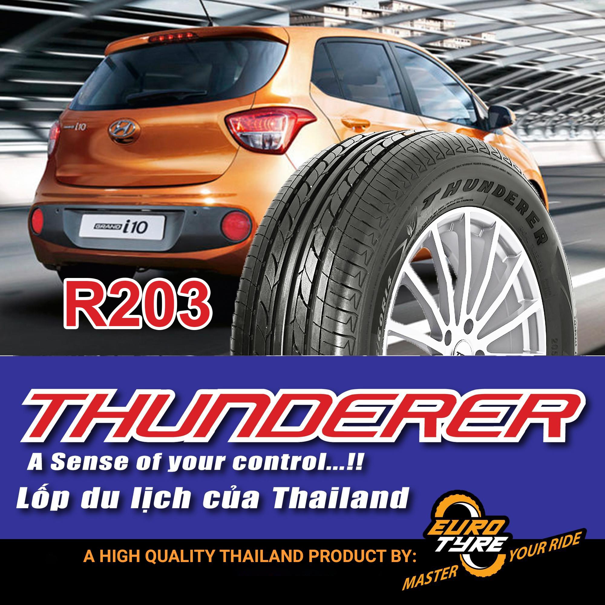 [HCM]Thay lốp (vỏ) xe ôtô 165/65R14 79T R203 Thunderer cho xe Hyundai Grand i10