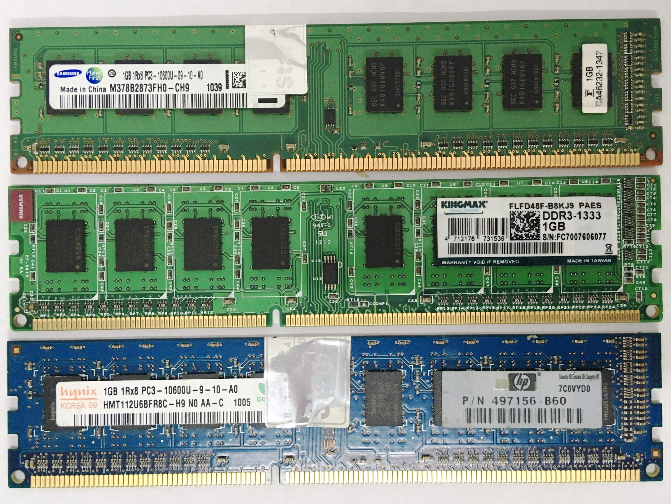 Bộ nhớ Ram máy tính DDR3 2GB 1333 1600