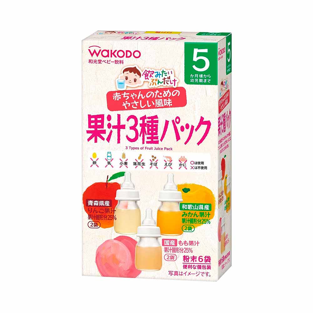 [HCM]TRÀ HOA QUẢ WAKODO CHO BÉ TỪ 5M+