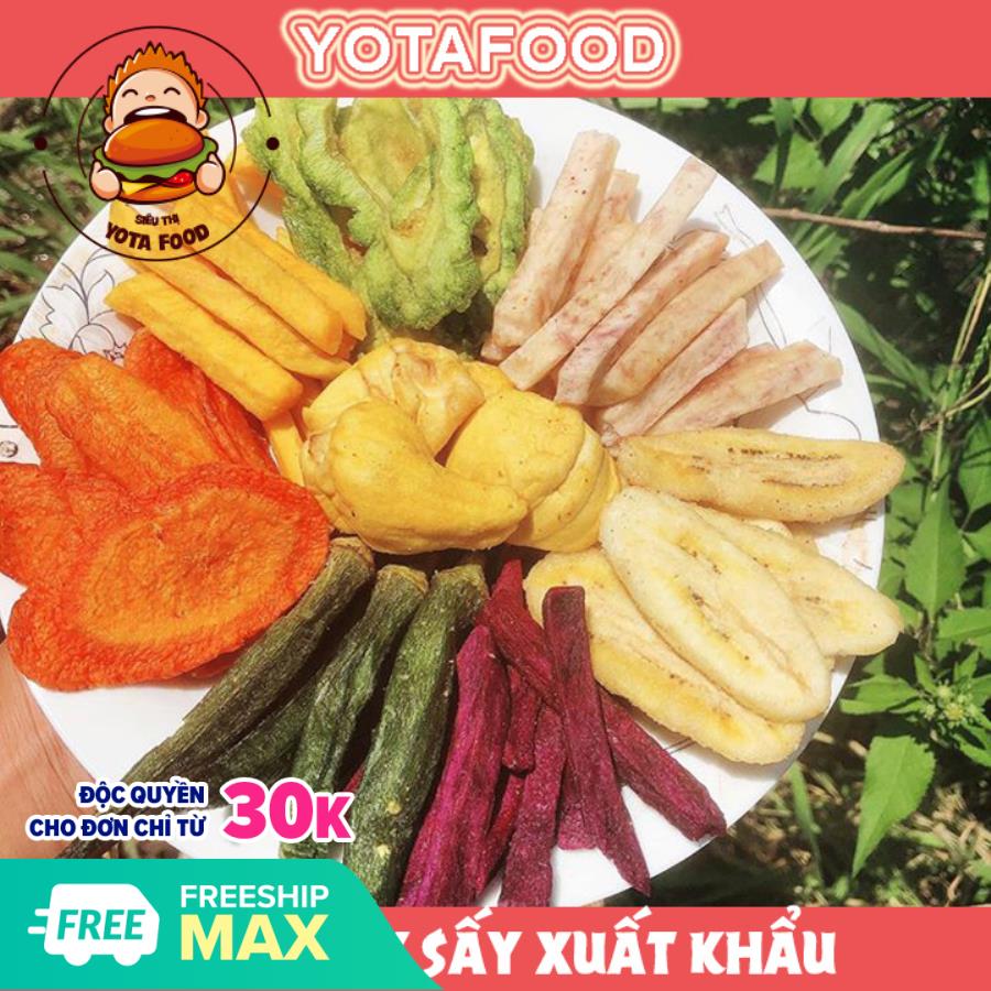 1 Kí Trái Cây Sấy ( Thập Cẩm Sấy hàng xuất khẩu )  Đủ vị  Yotafood