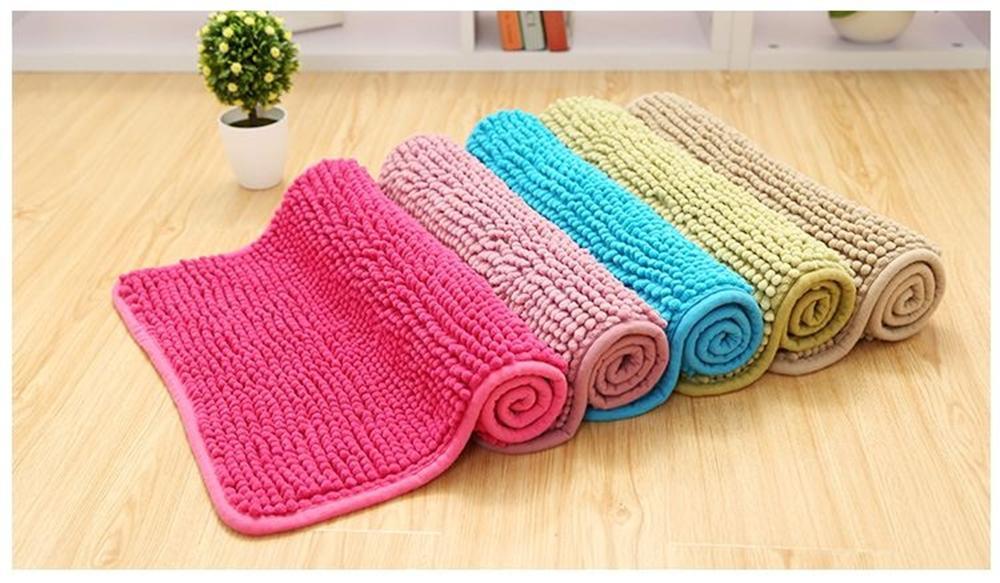 Bộ 3 Thảm san hô lau chân siêu thấm 48 x 30cm mã 27000 Thảm trải sàn lót sàn thảm lông chùi chân