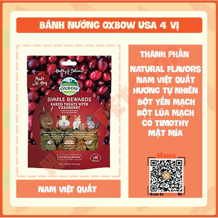 Bánh cỏ timothy oxbow 🐹freeship🐹 bánh cỏ mài răng thức ăn cho thỏ bọ hamster chinchillas .