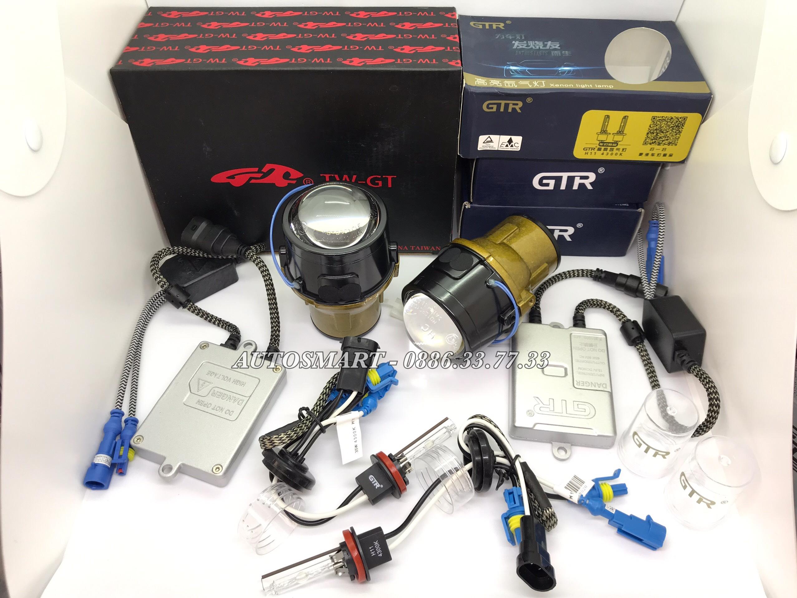 Đèn Bi cầu xenon GT Taiwan và bóng Xenon, Ballast GTR Janpan 45W Japanese