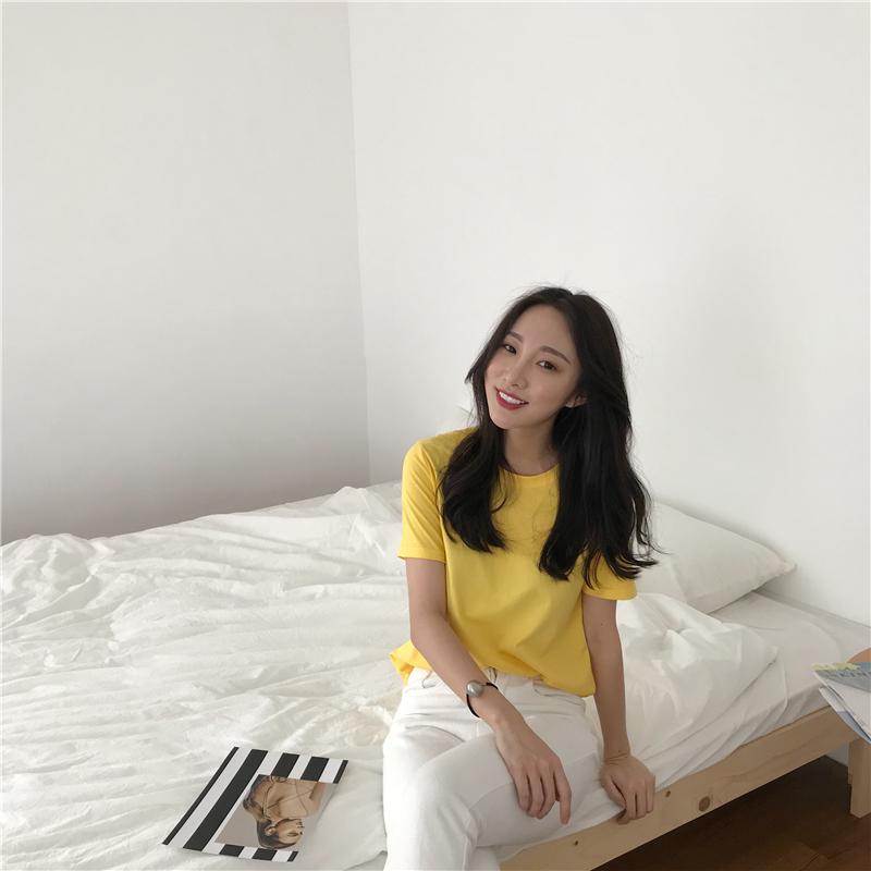 Áo thun trơn form rộng phong cách Unisex cực cá tính