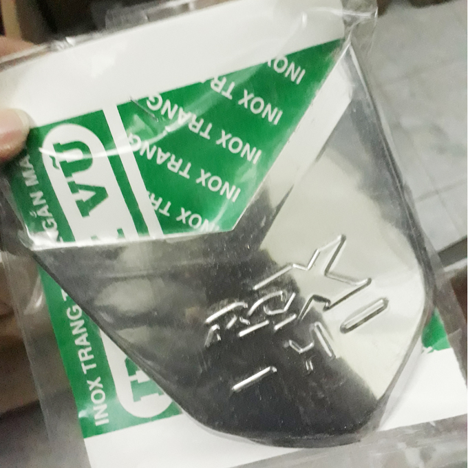 Ốp dè trước và sau inox cho xe WAVE RSX (giá 1cặp) cho xe wave, phụ kiện xe máy bảo vệ chống xước mõm đầu, đuôi xe máy